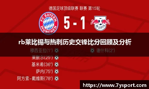 rb莱比锡与热刺历史交锋比分回顾及分析